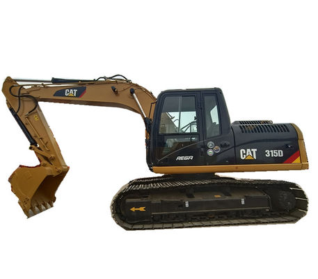รถขุดตีนตะขาบตีนตะขาบ 315D Cat Excavator 315 15 Ton Digger Excavator