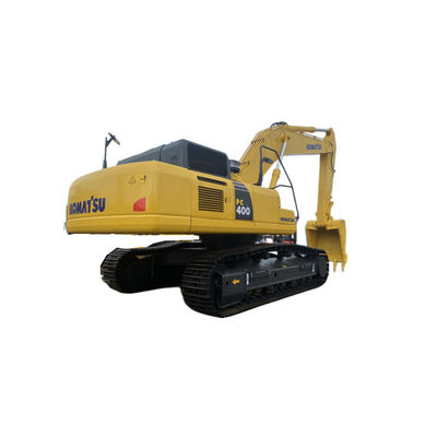 รถขุดตีนตะขาบตีนตะขาบ Komatsu PC400-8 มือสองสำหรับงานก่อสร้างและขนย้ายดิน