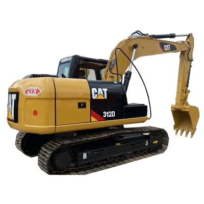 รถขุดตีนตะขาบไฮดรอลิคมือสองขนาด 12 ตัน Caterpillar 312DL