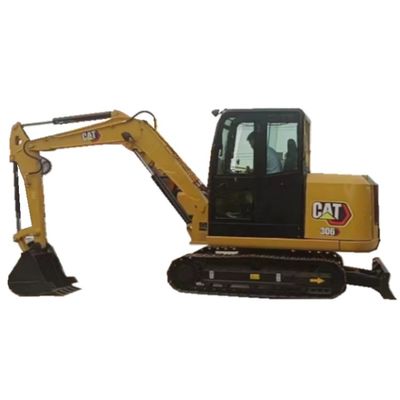 รถขุดตีนตะขาบไฮดรอลิกมือสองขนาดเล็ก Caterpillar 306D Excavator 6 Ton