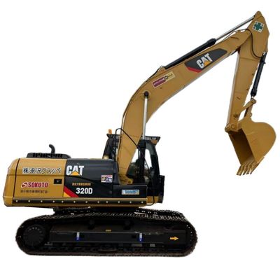 Caterpillar รถขุดตีนตะขาบไฮดรอลิกมือสอง 20 ตัน 330B 320C 320D 325B 325D