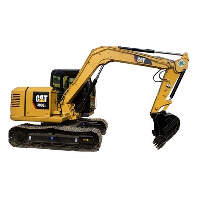 308E2 Caterpillar รถขุดตีนตะขาบ CAT มือสองขนาดเล็ก 8 ตัน