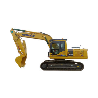 22000kg รถขุดตีนตะขาบมือสองญี่ปุ่น Komatsu PC220 รถขุดตีนตะขาบ
