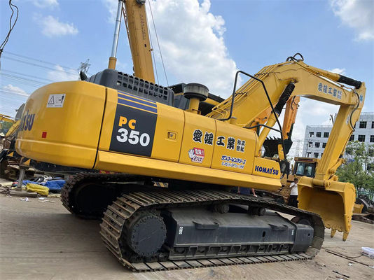 รถขุดตีนตะขาบญี่ปุ่นมือสองขนาด 35 ตัน Komatsu PC350 รถขุดขนาดใหญ่
