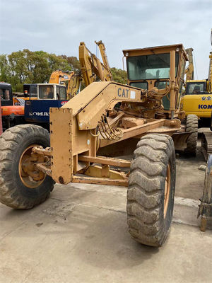 ใช้ Caterpillar CAT 140G Motor Grader อุปกรณ์ก่อสร้างสีเดิม
