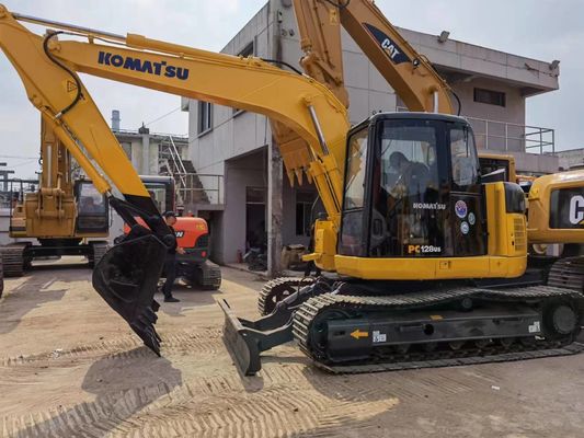 มือสองญี่ปุ่น Komatsu PC128US Excavator มือสอง Komatsu PC128 เครื่องจักรก่อสร้าง
