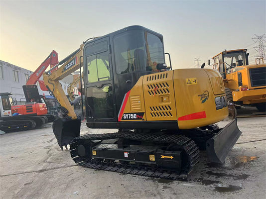 Sany SY75C Pro เครื่องขุดมือสอง 7.5 ตัน Sany Mini Digger