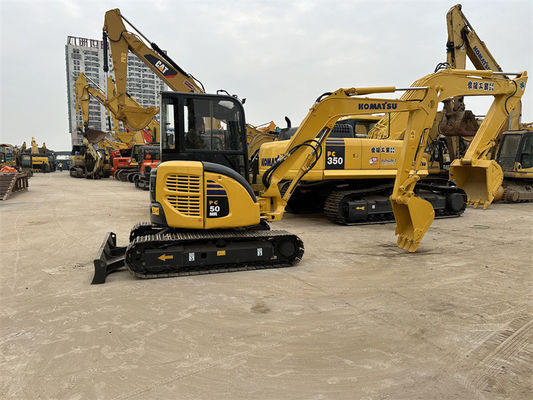 เครื่องขุดขนาดเล็ก 5 ตัน เครื่องขุดญี่ปุ่น Komatsu PC50MR-2