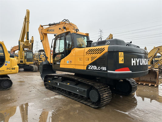 รถขุด Hyundai 220LC-9S มือสอง 22 ตัน Hyundai 220 เครื่องขุดเหมือง