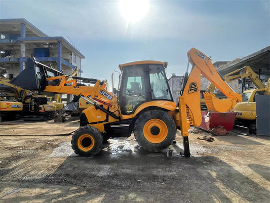 JCB 3CX Backhoe Loader มือสอง JCB Wheel Backhoe Loader ในสภาพดี