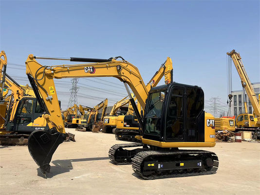 7 ตัน ใช้ CAT รถขุดขนาดเล็ก 307E2 Caterpillar 305 306 307 รถขุดคลาน