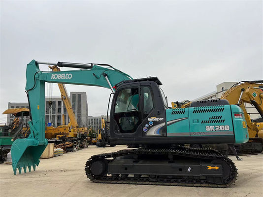 ญี่ปุ่น ใช้ Kobelco SK200-8 Excavator 20 ตัน Kobelco ขุดเหมืองแร่