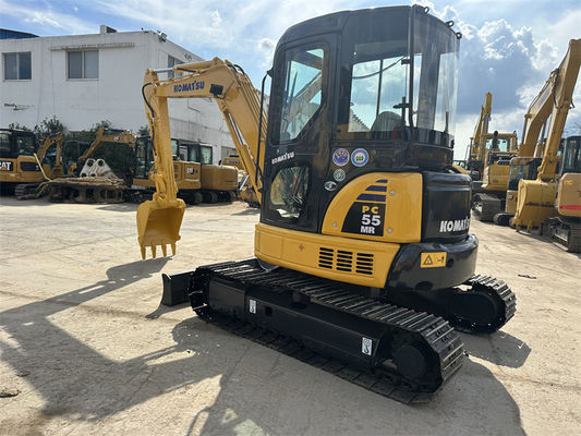 ใช้ญี่ปุ่น Komatsu PC55 Excavator PC55MR PC55MR-2 เครื่องขุดขนาดเล็ก