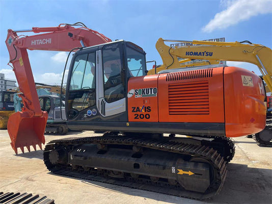 เครื่องขุดฮิตาชิ Zx200 มือสอง 20000kgs ญี่ปุ่น เครื่องขุดฮิตาชิ ZX200-3G มือสอง