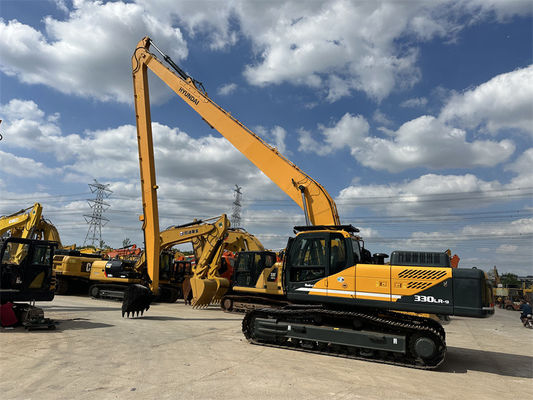 เครื่องขุด Hyundai 330 มือสอง พร้อมเครื่องขุดยาว Hyundai R330 Digger มือสอง