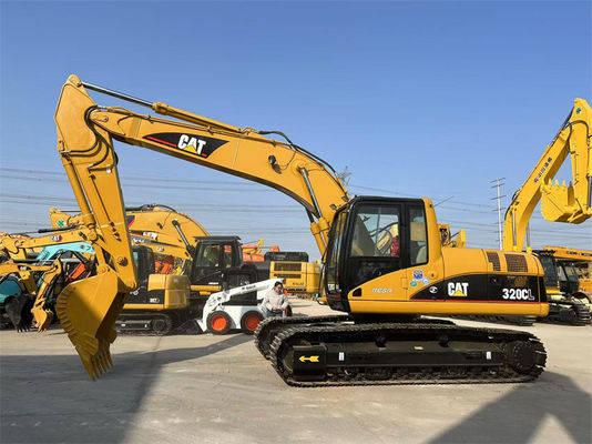 เครื่องขุด CAT 320CL ที่ใช้เดิม Caterpillar 320C 320D 320GC เครื่องขุดเหมืองแร่
