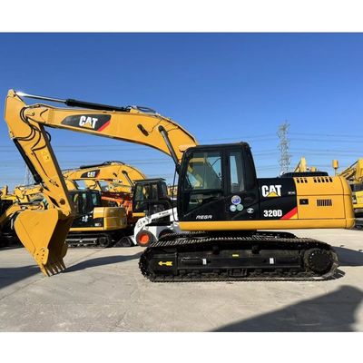Caterpillar 320 D Excavator กับเครื่องยนต์ไฟฟ้า เครื่องยนต์ C6.4 สําหรับการก่อสร้าง