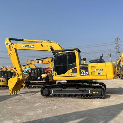 สภาพดีมาก Komatsu PC220 8 Excavator ด้วยความปลอดภัยสูงสุด 22 ตัน