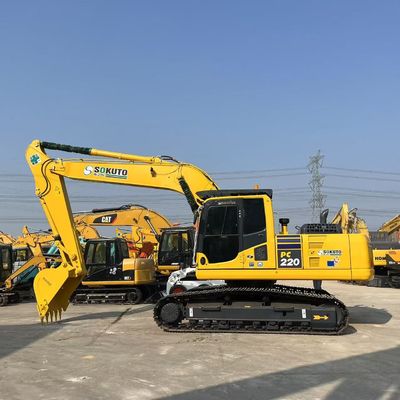 2022 ปี ญี่ปุ่น ผลิต Komatsu PC220 เครื่องขุดแคลน เครื่องก่อสร้างขนาดกลาง
