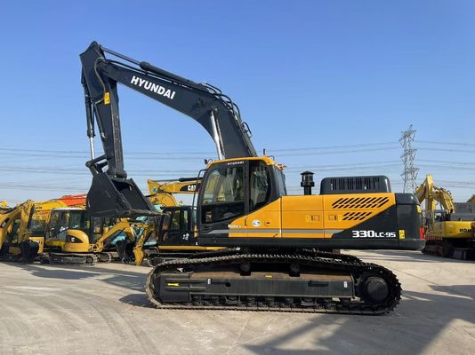 เครื่องขุดฮยอนได 330LC-9S ที่ใช้ได้มาก 33 ตัน