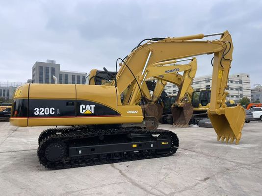 เครื่องขุด Cat 320C ที่ใช้ เครื่องขุด Caterpillar เครื่องขุดขนาดกลาง