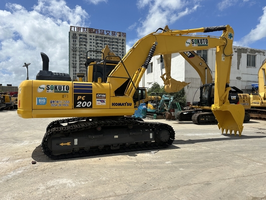 สภาพดีใช้เครื่องขุด Komatsu PC200-8 เครื่องขุด Komatsu