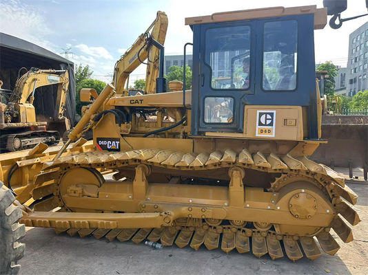 บูลโดเซอร์ CAT D6D มือสองพร้อมจอยสติก บูลโดเซอร์ Caterpillar มือสอง D3 D4 D5 Dozer