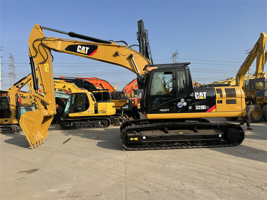 รถขุดตีนตะขาบ CAT 320D2L ใช้แล้ว ขนาด 20 ตัน รถขุดสำหรับงานเหมืองแร่สำหรับโครงการก่อสร้างขนาดใหญ่
