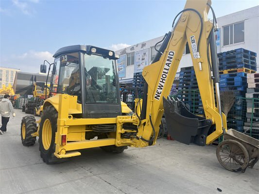 รถขุดตักหลัง LB95B-4PT New Holland มือสอง พร้อมบุ้งกี๋อเนกประสงค์ 4-in-1, ระบบควบคุมแบบ Pilot และห้องโดยสาร ROPS/FOPS